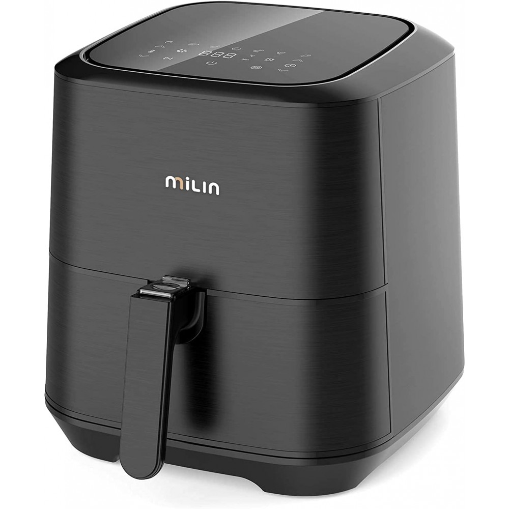 Air Fryer Milin 1700w XL Air Fryer with 100 Recipes Cookbook LED Touch Screen Electric Hot Air Fryer Oven with 7 Presets 5.8 QT Digital Air Fryer with 7 Presets Non-stick Oilless Cooker B08GPPMK8W