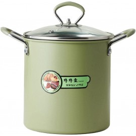 Baoblaze Small Deep Fryer Pot Multifunctional Heightened Design with Handle & Lid Frying Pan for Chicken green B09MJ7R9ZL
