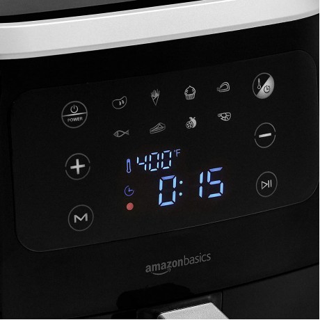 Basics 6.34-quart Air Fryer with Digital Touchscreen and 8 Cooking Presets B08S4P38K5