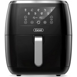 Gevi Air Fryer with 8 Presets 6.3 Quart Oilless Air Fryer Oven with 60 Minute Timer LED Touch Screen 8-IN-1 Air fryer Oven with Nonstick Basket & Auto Shutoff BPA-free & ETL Listed 1700W B09BJMP5CD