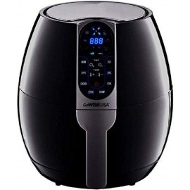 GoWISE USA 3.7-Quart Programmable Air Fryer with 8 Cook Presets GW22638 Black B01LX9T6HF