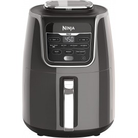 Ninja AF161 Max XL Air Fryer that Cooks Crisps Roasts Bakes Reheats and Dehydrates with 5.5 Quart Capacity and a High Gloss Finish Grey B07S6529ZZ