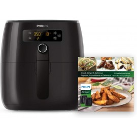 Philips Kitchen Appliances Premium Digital Airfryer with Fat Removal Technology + Recipe Cookbook 3 qt Black HD9741 99 X-Large B07VH2CXPJ