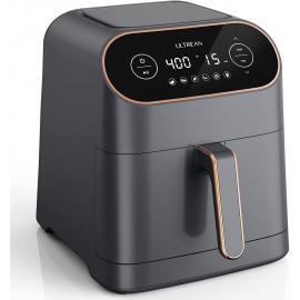 Ultrean Air Fryer 9 Quart 6-in-1 Electric Hot XL Air Fryer Oven Oilless Cooker Large Family Size LCD Touch Control Panel and Nonstick Basket ETL Certified 1750W B092ZHXM37