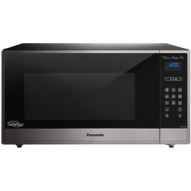 Panasonic 1.6 Cu. Ft. Built-In Countertop Cyclonic Wave Microwave Oven w Inverter Technology Stainless Steel Certified Refurbished B07L9ZD7XK