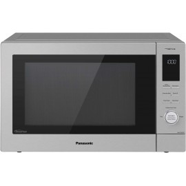 Panasonic HomeChef 4-in-1 Microwave Oven with Air Fryer Convection Bake FlashXpress Broiler Inverter Microwave Technology 1000W 1.2 cu ft with Easy Clean Interior NN-CD87KS Stainless Steel B085SV35MT