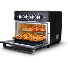 Artestia Convection Toaster Oven 27-Quart Counter-top Toaster Oven Air Fryer Combo 5-in-1 Air Fryer Toaster Oven Combo Knob Control Multi-function Pizza Oven with Convection Cooking 7 Accessories,1800W B08RMVKSHC