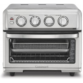 Cuisinart TOA-70 Convection AirFryer Toaster Oven with Grill 1800-Watt Oven with 8 Functions and Wide Temperature Range Large Capacity Air Fryer with 60-Minute Timer Auto-Off Stainless Steel B09HSWBTN4