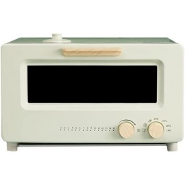 JJINPIXIU Toaster 10L Convection Oven Steaming And Baking Integrated Horizontal Electric Oven Rotary Button Household Automatic Bread Small Oven Removable Crumb Tray Baking Heating Easy To Clea B09KH2VMB5