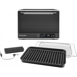 KitchenAid Dual Convection Countertop Oven with Air Fry and Temperature Probe KCO224BM B09C14Y4JM