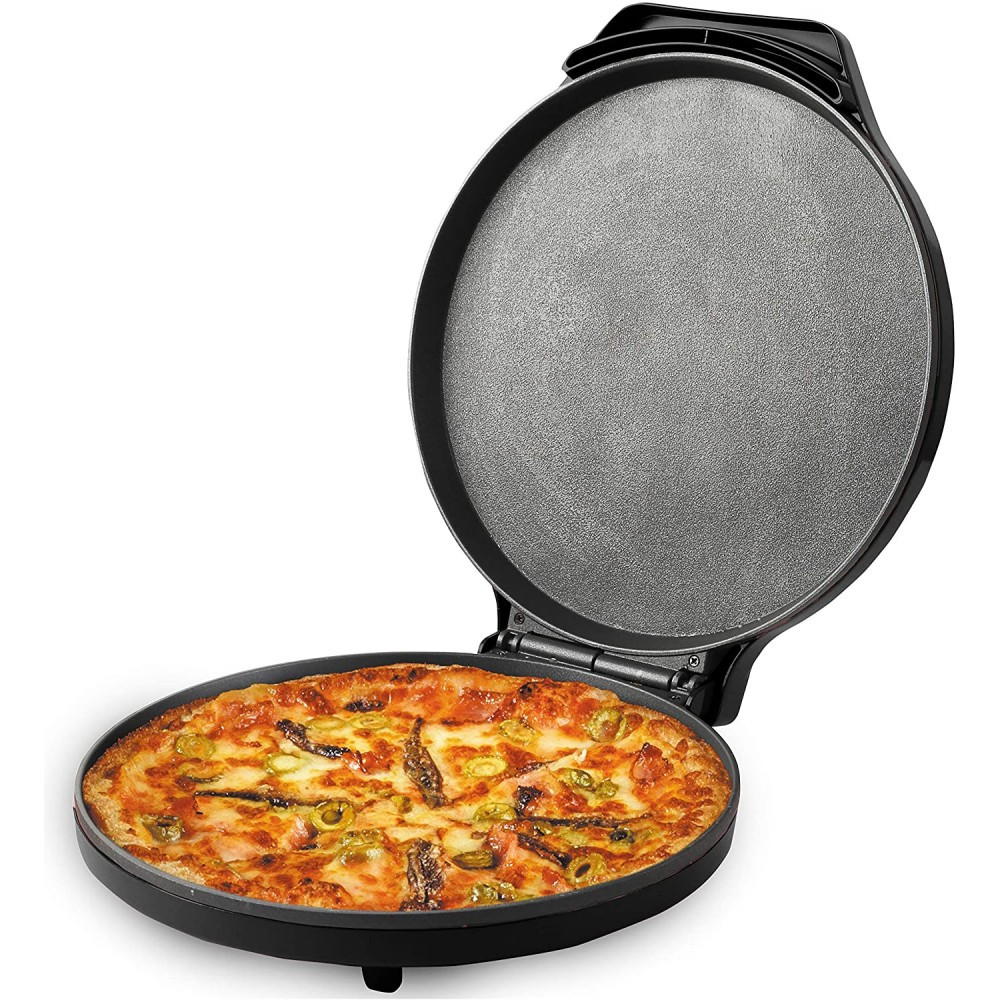 Courant Pizza Maker 12 Inch Pizza Cooker and Calzone Maker 1440 Watts Pizza Oven Black B07J488P82