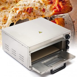 Gdrasuya 10 Electric Pizza Oven Countertop Stainless Steel Commercial Pizza Oven Single Layer Pizza Maker Multipurpose Snack Oven for Restaurant Kitchen Home Pizza Pretzels Baked Roast Yakitori B0B5DQVW47