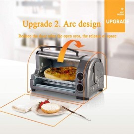 LOXZJYG Multi-Function Electric Oven Oven Small Household Multifunctional Baking Machine Cake Bread Pizza Tart Oven 12L Capacity Easy to Clean Kitchen Cooking Gray B096DX3511