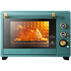 N A Multi-Function Electric Oven Grilled Chicken Wings Pizza etc Multi-Layer Grilling Position Automatic Temperature Control Multiple Cooling Holes B08HCMHCL2