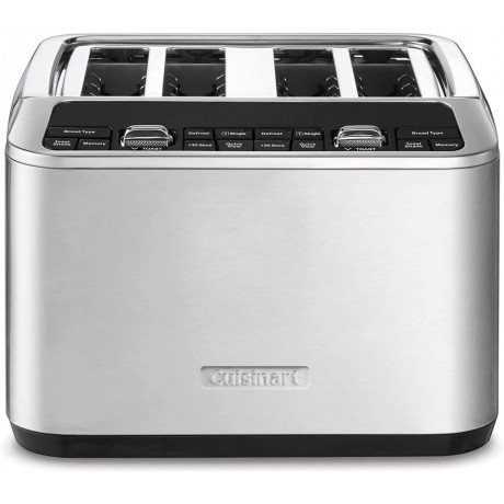 Cuisinart CPT-540 4-Slice Digital Motorized Toaster Bundle with Bamboo Tongs B09WPWWYBD