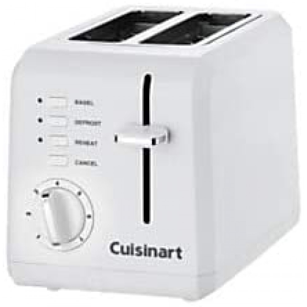 Cuisinart Toaster 2 Slice Cool Touch Stainless Steel White B00BY3SB3K