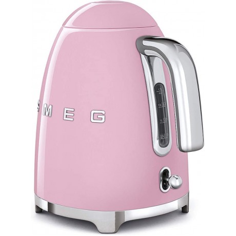 Smeg 50s Retro 4-Slot Toaster TSF03 Bundle with Smeg KLF03 Electric Kettle Pastel Pink B08HR8TYY1