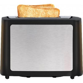 Toaster 2 Slice 9 Shade Settings Bread Toaster 2 Slice Extra Wide Slot LCD Countdown Display Defrost Reheat Cancel Function Easy To Use with Removable Crumb Tray for Bagels B09V7CBXR3