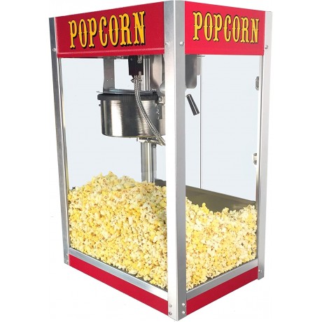 Paragon 11508110 Theater Pop 8 Ounce Popcorn Machine Red B099CBZ22Q