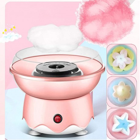 W.Bedraw Cotton Candy Machine for Kids Homemade Cotton Candy Maker Portable with Large Splash-Proof Plate Mini Cotton Candy Machine for Birthday Party Christmas Gift Party Wedding Pink B09LXX5FDM