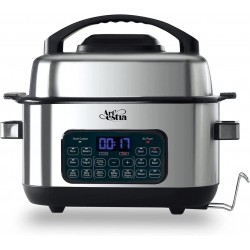 13-in-1 Multi Cooker 6.5 Quarts Slow Cooker Air Fr..