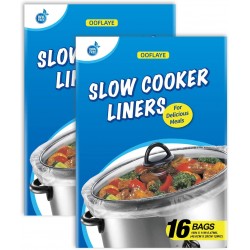 32 Counts Slow Cooker Liners Small Size 11 x 16 In..