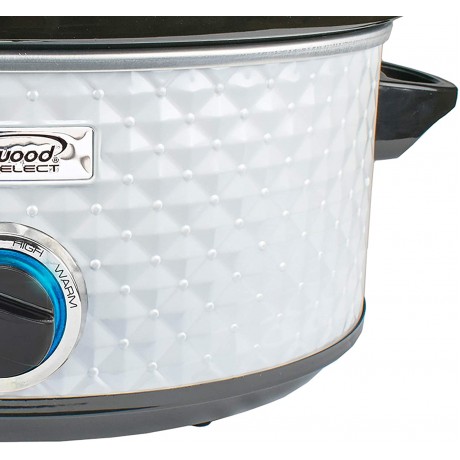 Brentwood Select SC-157W Slow Cooker 7 Quart White B07D2LJCHZ