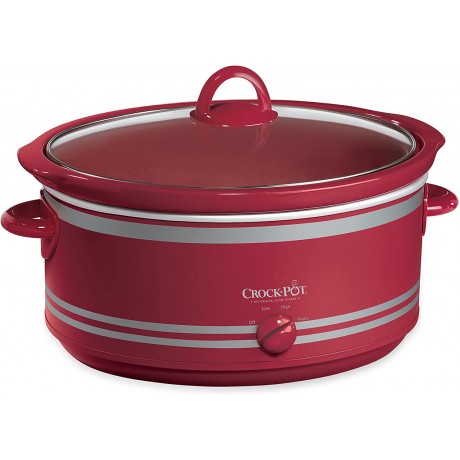 Crock-pot B002IEOGYC SCV702 7-Quart Manual Slow Cooker with Travel Bag Red B002IEOGYC