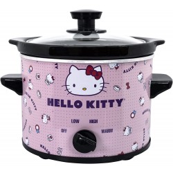 Uncanny Brands Hello Kitty 2qt Slow Cooker Cook Wi..