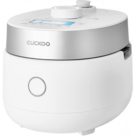CUCKOO CRP-MHTR0309F | 3-Cup Uncooked Twin Pressure Induction Heating Rice Cooker | 11 Menu Options: High Non-Pressure & More Made in Korea | White 3 Cups B09XPC3MNM