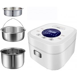 Low-Sugar Rice Cooker 3 5L Household Multi-Function Rice Cooker 304 Stainless Steel Liner Rice Soup Separated for 1-7 People Size : 5LB 5LB B0B4WMC6B1