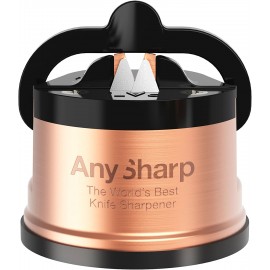 AnySharp Pro Chef Metal Knife Sharpener Copper B07932MBZC