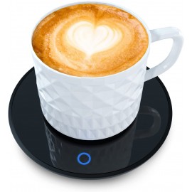 Mug Warmer Coffee Warmer for Desk Auto Shut Off Coffee Cup Warmer with 2 Temperature Settings Tea Warmer Beverage Warmer Drink Warmer for Coffee,Cocoa,Tea,Water,Milk B09QCJCQSK