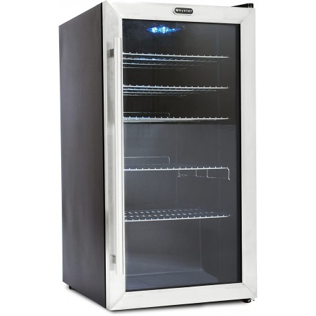 Whynter BR-130SB Internal Fan Beverage Refrigerators Black Stainless Steel B00P7QI4IM