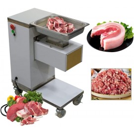 RYKIPO Commercial Meat Cutter Machine 550W Stainless Steel Electric Automatic Meat Slicer for Catering Restaurants Chains Meat Processing Industry Factory Canteen B0B1TQBJTC