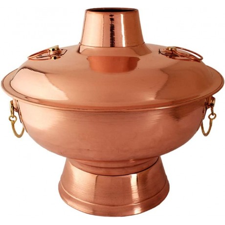 Hot Pot Two Flavor Soup Base Welding Anti-Drop Handle Group Party Cuisine Easy to Maintain Traditional Electric Fondue Pots Color : B Size : 3030cm B08TQYMZ16