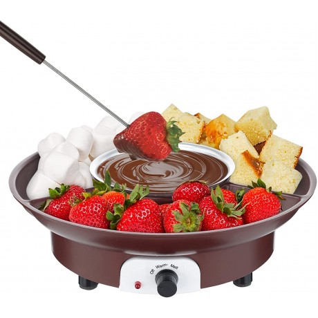 Party Electric Deluxe Geyser Control Fondue Motor Dessert Fruit Fondue Pot Chocolate Tray Serving Cheese Heat Set Electric Kitchen，Dining & Bar Japanese Kitchenware Set B One Size B0B38YR3NZ