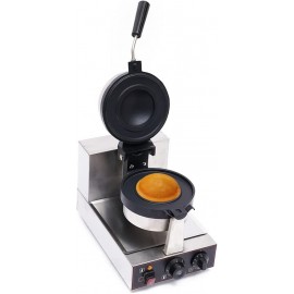 Commercial Electric Burger Waffle Maker Non Stick Panini Press Burger Machine Stainless Steel Ice Cream Waffle Baker Machine for Waffles Paninis Household Waffle Cone Maker 1000W Single Head B09M3WGTXC