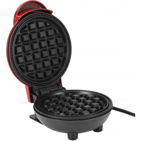 Waffle Irons Mini Electric Waffles Maker Bubble Egg Cake Oven Breakfast Lunch Waffle Machine Non Stick Plates US 100V 6.5in for Hash browns French Toast Grilled Cheese Quesadilla Brownies Cookies B098BJPKWK