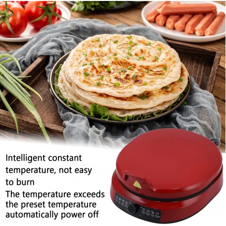 Electric Baking Pan Double‑Sided Heating Pancake Maker with Deep Grilling Space for Breakfast Makingred British Flag Type B09C44DBMW