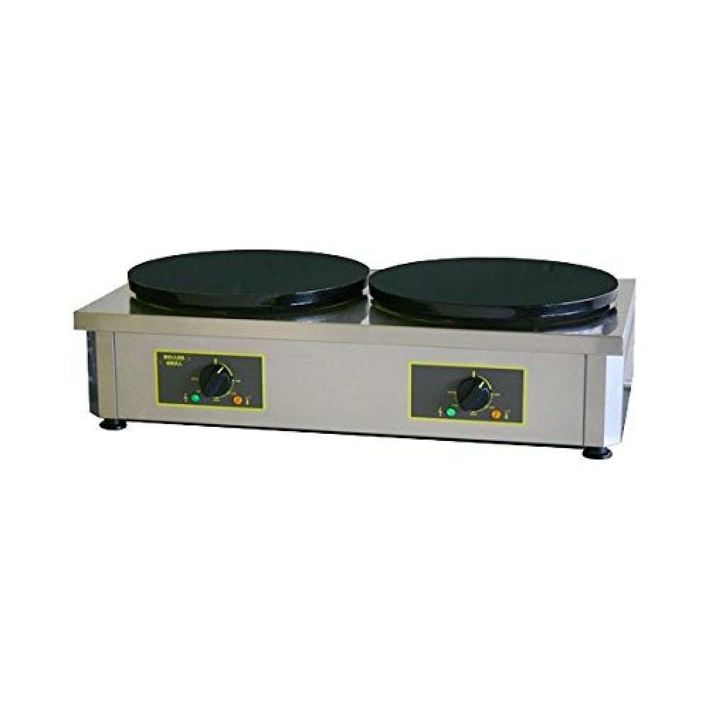 Equipex 400ED 15-3 4 Double Crepe Maker with Two Cast Iron Plates Stainless Steel 208 240v NSF B002C6IFOI
