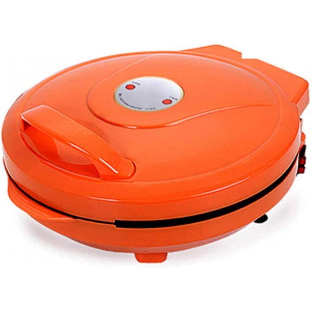 JDH Pizza Pancake Maker Portable Electric Round Griddle with Indicator Light for Individual Pancakes Cookies Eggs Other on The go Breakfast Lunch Snacks B08KGF3M49