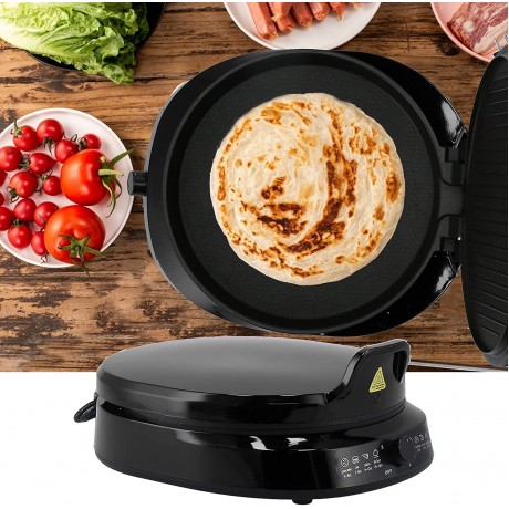 Pancake Maker Electric Baking Pan Double‑Sided Heating Water‑locking Time‑saving with Deep Grilling Space for Breakfast Makingblack British Flag Type B09CZ2H3JN