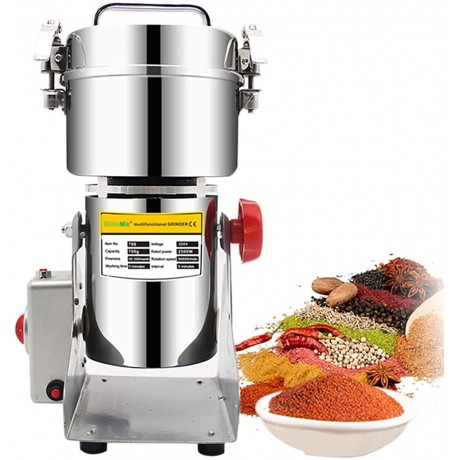 XIMULIZI Spices Coffee Grinders 2500W Electric Stainless Steel Cereals Dry Food Grinder Mill Grinding Machine 700g Big Capacity Home Flour Powder Crusher B09H5NYQW6
