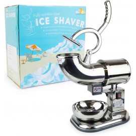 WYZworks Stainless Steel Commercial Ice Shaver Heavy Duty Snow Cone Shaved Icee Maker Machine B078TNN5QR